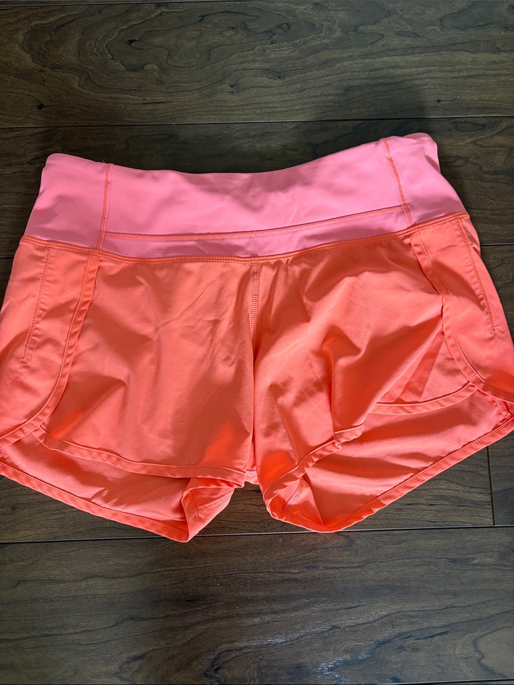 lululemon athletica Speed Up sunset orange Athletic Shorts